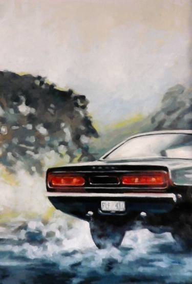 Print of Car Paintings by Thomas Saliot