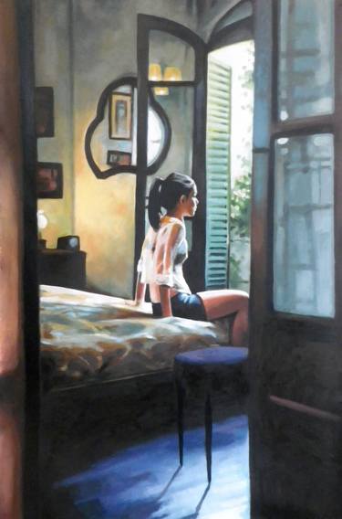 Original Women Paintings by Thomas Saliot