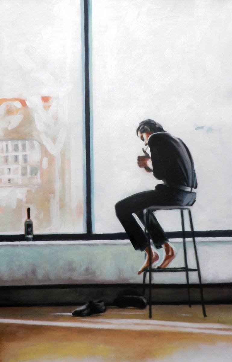 The loner Painting by Thomas Saliot | Saatchi Art