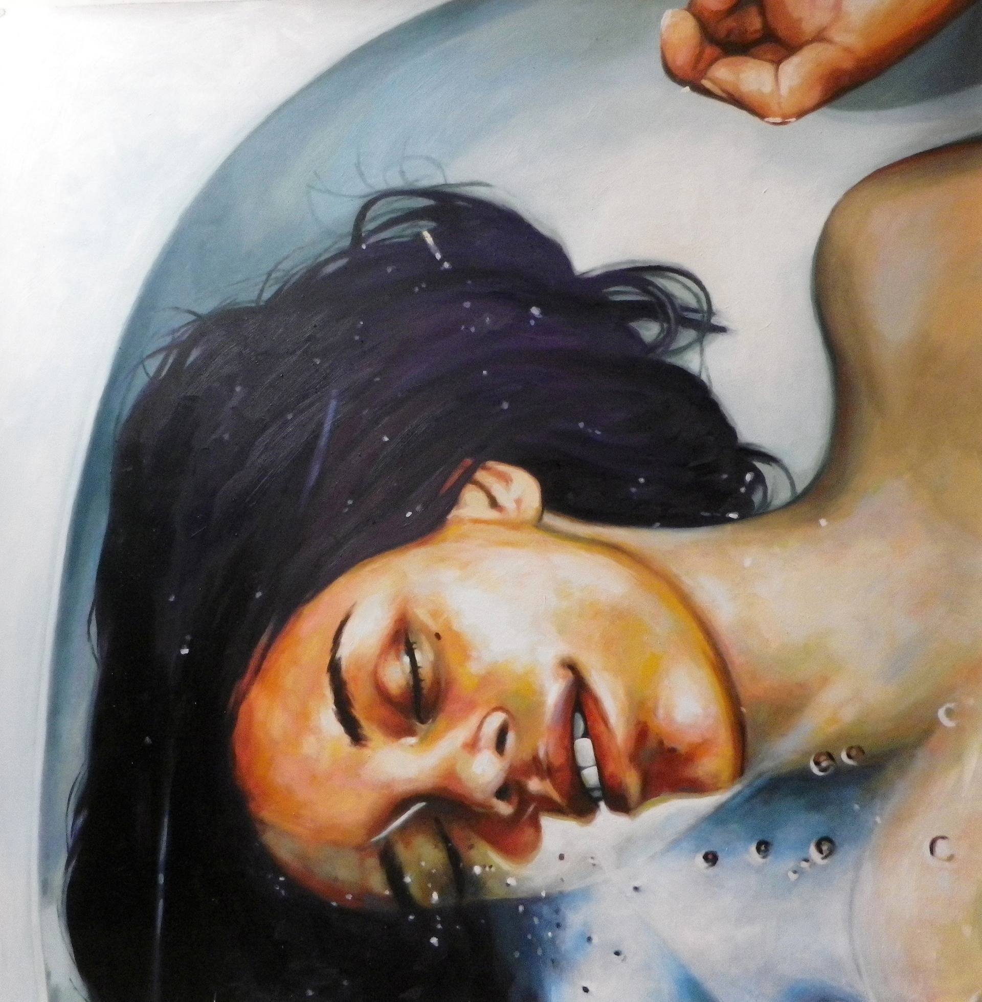 Saatchi Art Artist Thomas Saliot; Painting, “Close up bath” #art
