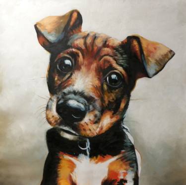 Print of Modern Dogs Paintings by Thomas Saliot