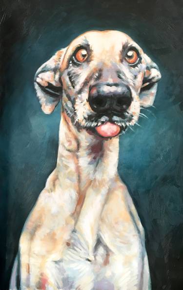 Print of Figurative Dogs Paintings by Thomas Saliot