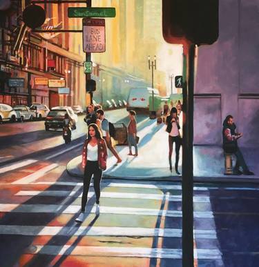 Print of Fine Art Cities Paintings by Thomas Saliot