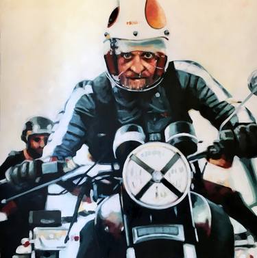 Print of Bike Paintings by Thomas Saliot