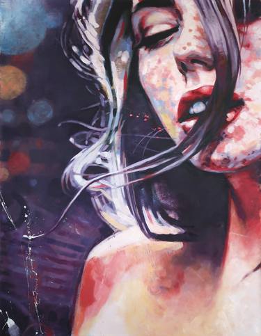 Print of Figurative Women Paintings by Thomas Saliot