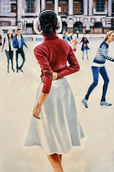 Original Fine Art Women Paintings by Thomas Saliot