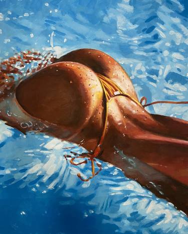 Original Figurative Women Paintings by Thomas Saliot