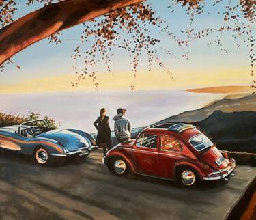 Print of Fine Art Car Paintings by Thomas Saliot