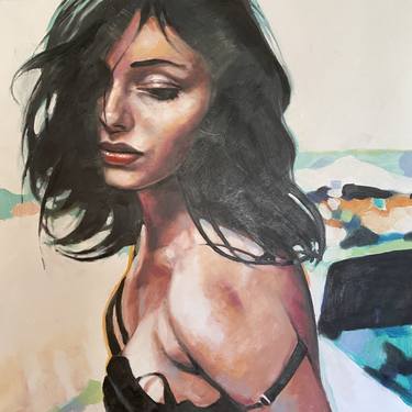 Print of Figurative Women Paintings by Thomas Saliot