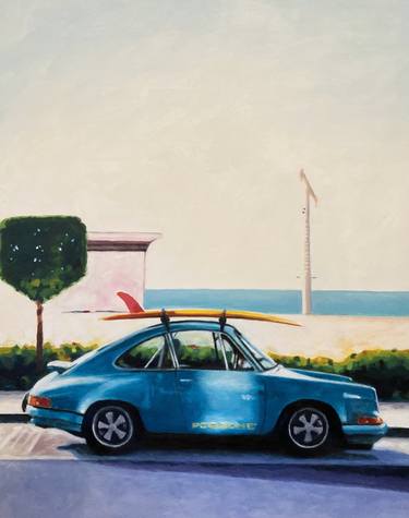 Blue porsche surf thumb