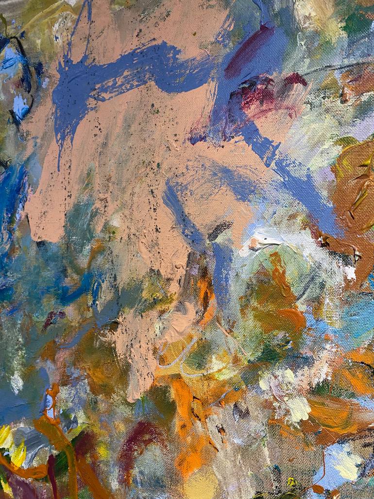 Original Abstract Expressionism Abstract Painting by Lloyd Tabing