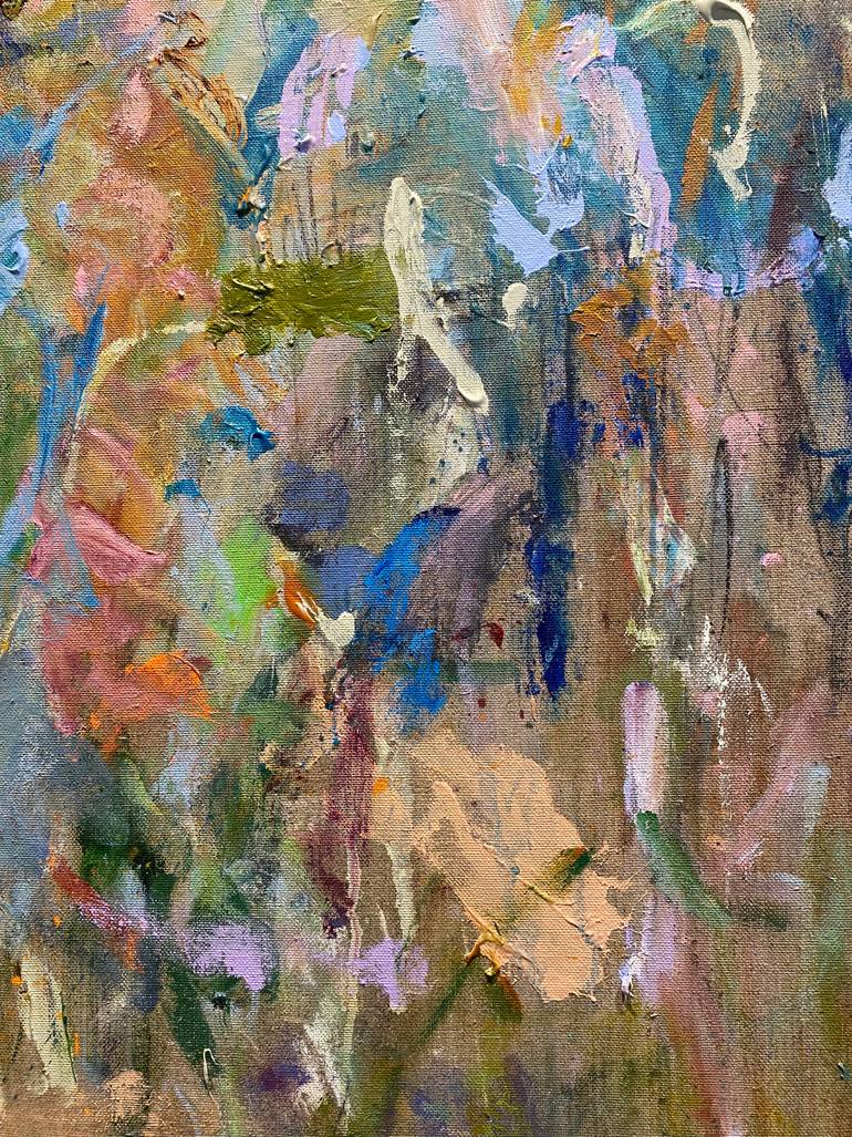 Original Abstract Expressionism Abstract Painting by Lloyd Tabing