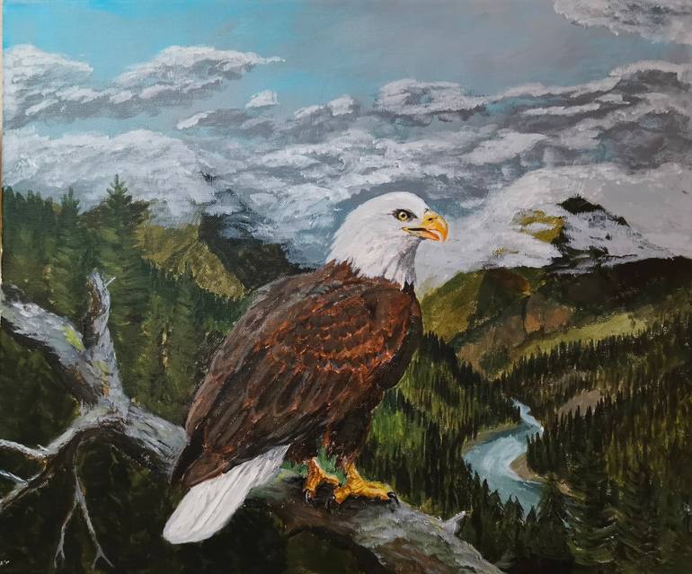 Original Wildlife Painting by Ion Soroceanu | Realism Art on Canvas | Into the wild