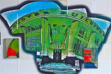 Original Expressionism Architecture Paintings by Allan Levy