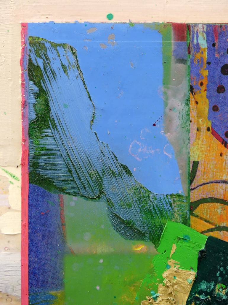 Original Abstract Expressionism Abstract Painting by Peter Vahlefeld
