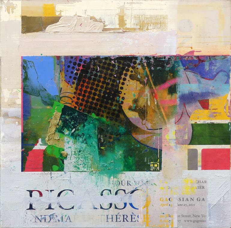 Original Abstract Expressionism Abstract Painting by Peter Vahlefeld