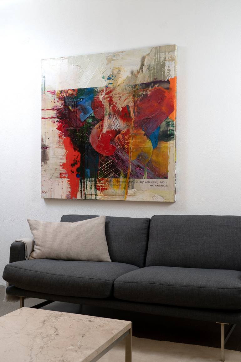 Original Abstract Painting by Peter Vahlefeld