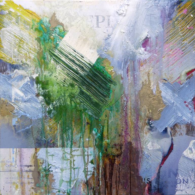 Original Abstract Expressionism Abstract Painting by Peter Vahlefeld