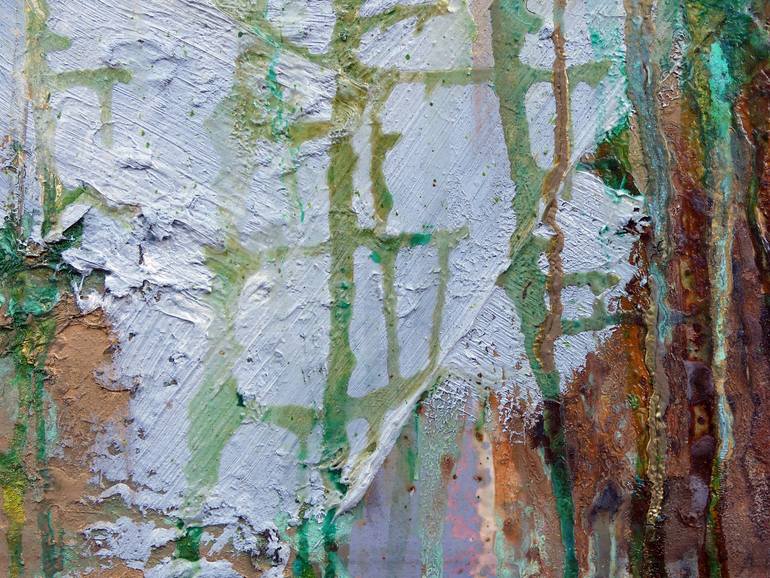 Original Abstract Expressionism Abstract Painting by Peter Vahlefeld