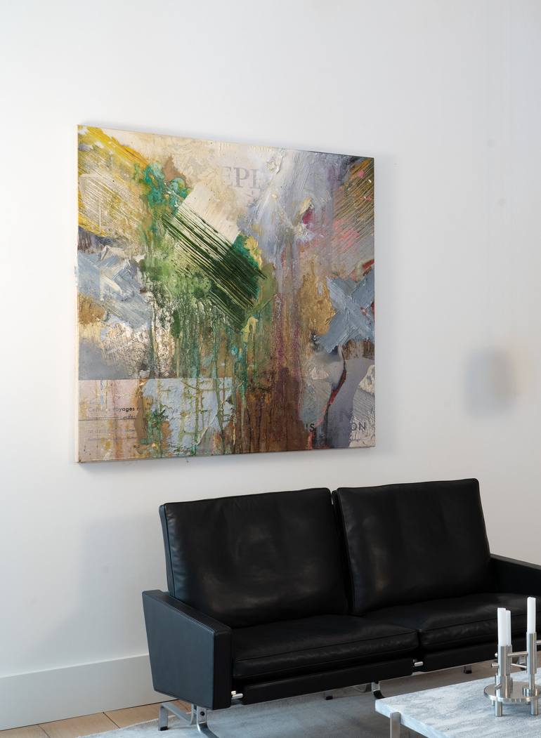 Original Abstract Painting by Peter Vahlefeld