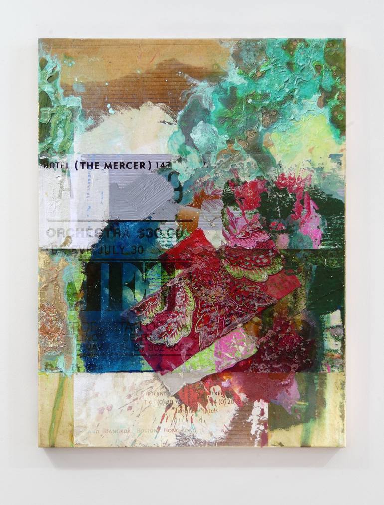 Original Abstract Expressionism Abstract Mixed Media by Peter Vahlefeld