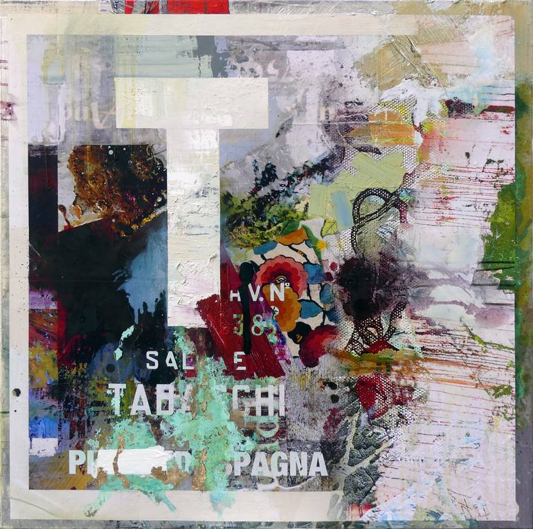 Original Abstract Expressionism Abstract Painting by Peter Vahlefeld