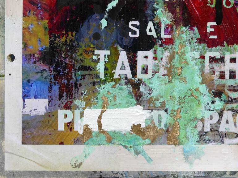 Original Abstract Expressionism Abstract Painting by Peter Vahlefeld