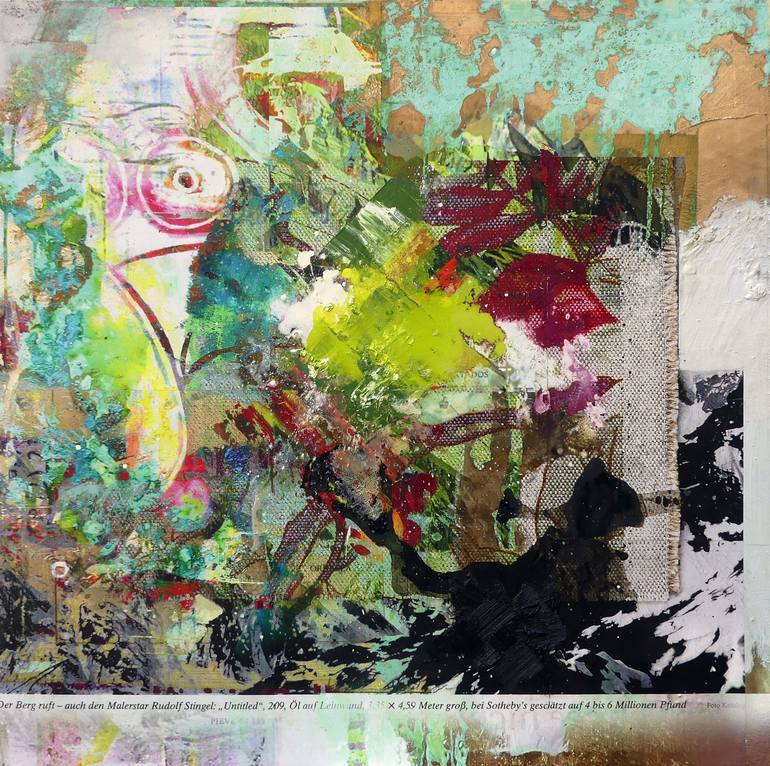 Original Abstract Expressionism Landscape Paintings by Peter Vahlefeld