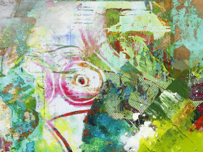 Original Abstract Expressionism Landscape Painting by Peter Vahlefeld