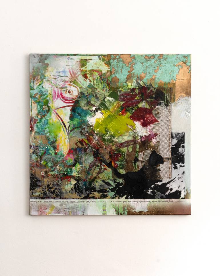 Original Abstract Expressionism Landscape Painting by Peter Vahlefeld