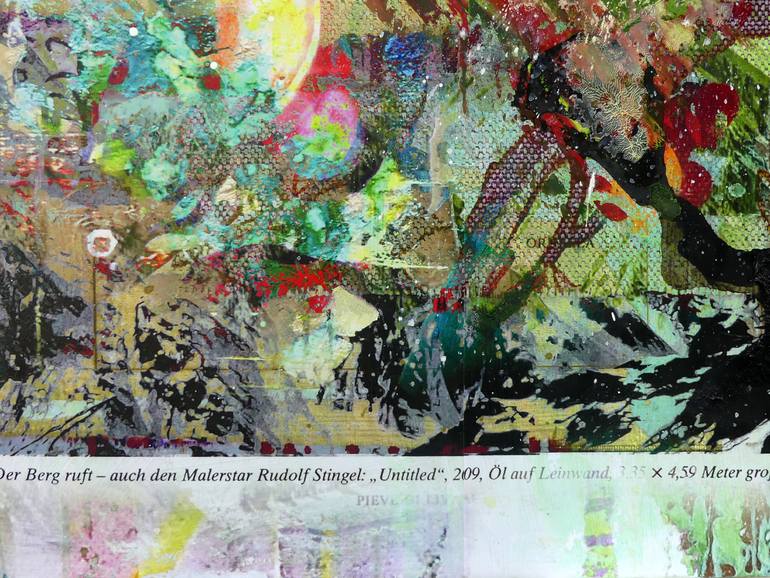 Original Abstract Expressionism Landscape Painting by Peter Vahlefeld