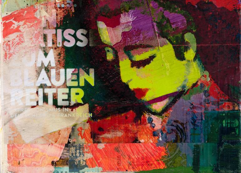 Original Abstract Pop Culture/Celebrity Painting by Peter Vahlefeld