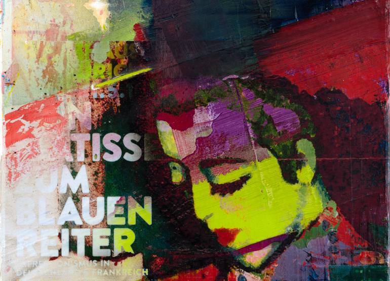 Original Abstract Pop Culture/Celebrity Painting by Peter Vahlefeld