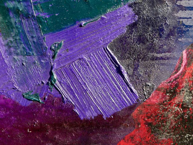 Original Abstract Expressionism Abstract Painting by Peter Vahlefeld