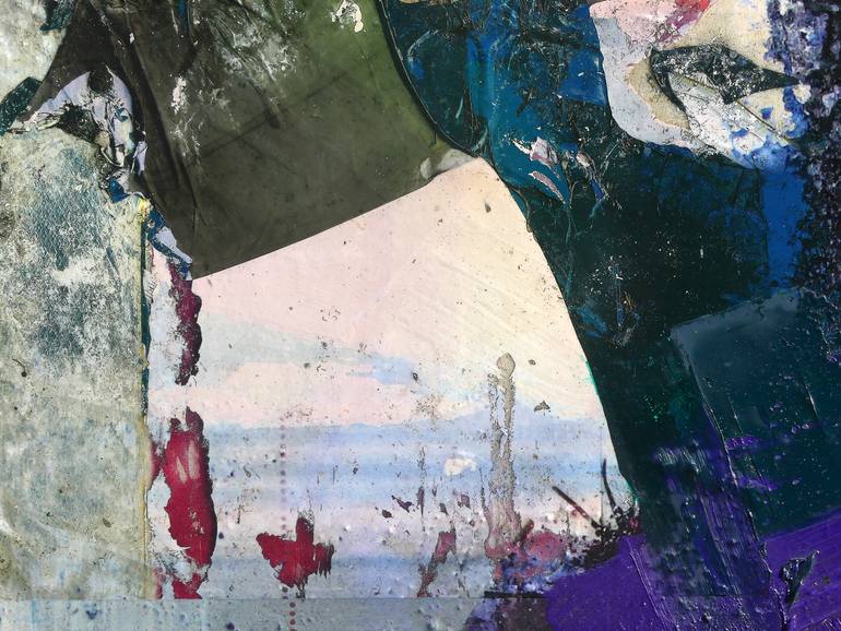 Original Abstract Expressionism Abstract Painting by Peter Vahlefeld