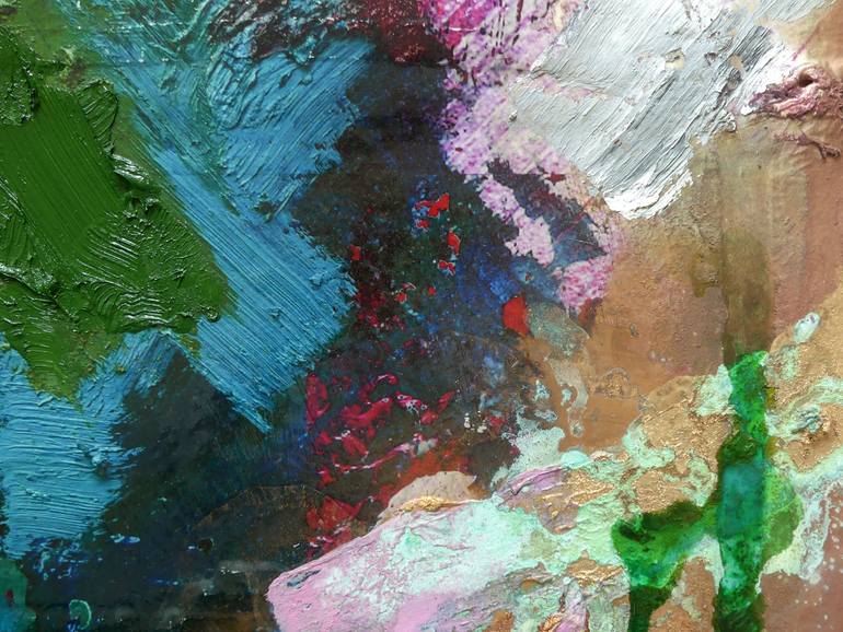 Original Abstract Expressionism Abstract Painting by Peter Vahlefeld