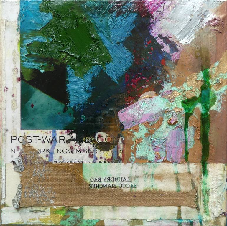 Original Abstract Expressionism Abstract Painting by Peter Vahlefeld