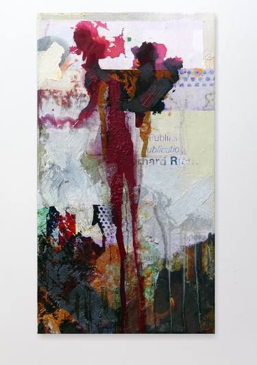 Original Abstract Expressionism Abstract Painting by Peter Vahlefeld