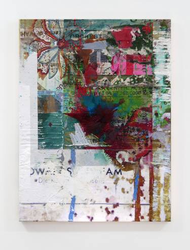 Original Abstract Expressionism Abstract Mixed Media by Peter Vahlefeld