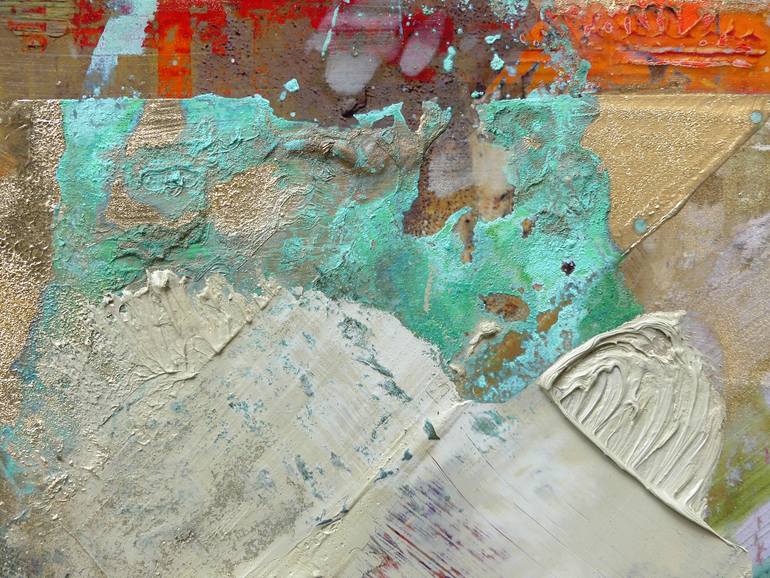 Original Abstract Expressionism Abstract Painting by Peter Vahlefeld