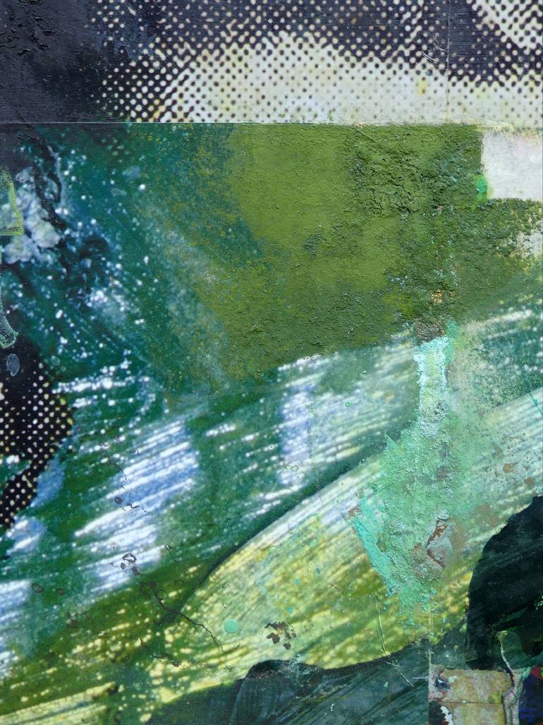 Original Abstract Expressionism Abstract Painting by Peter Vahlefeld