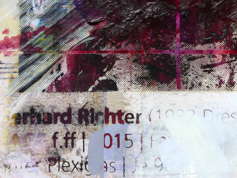 Original Abstract Expressionism Abstract Painting by Peter Vahlefeld