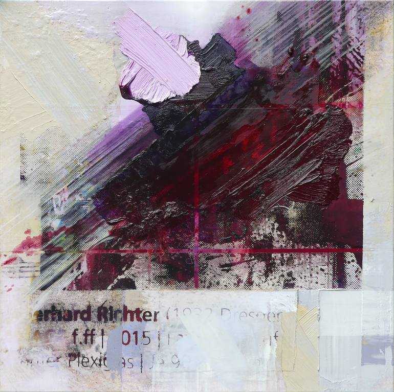 Original Abstract Expressionism Abstract Painting by Peter Vahlefeld
