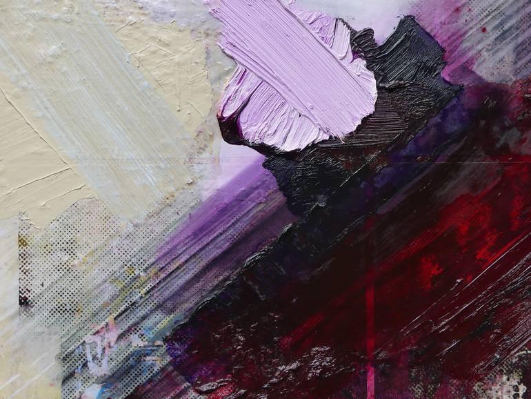 Original Abstract Expressionism Abstract Painting by Peter Vahlefeld