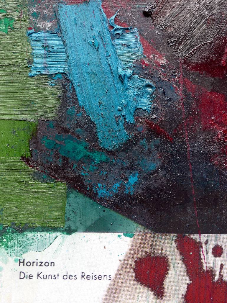 Original Abstract Expressionism Abstract Painting by Peter Vahlefeld