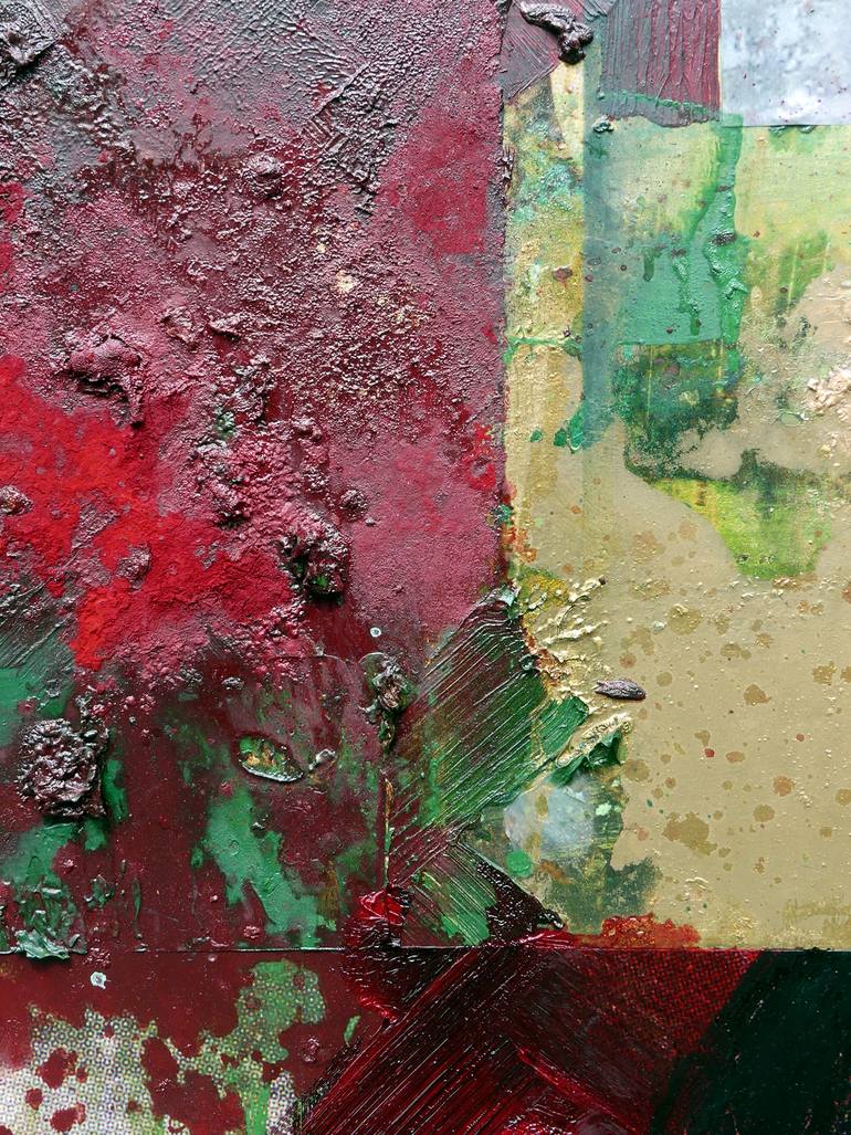Original Abstract Expressionism Abstract Painting by Peter Vahlefeld