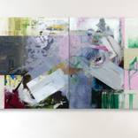 Untitled Readymade (Overpainted Fashion Ad #1) by Peter Vahlefeld