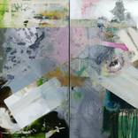 Untitled Readymade (Overpainted Fashion Ad #1) by Peter Vahlefeld