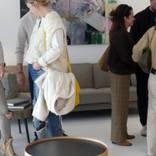 Installation View: Untitled Readymade (Overpainted Fashion Ad #1) by Peter Vahlefeld
