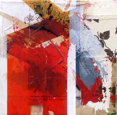 Original Abstract Mixed Media by Peter Vahlefeld